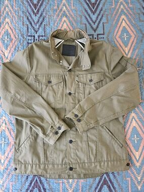 Levi's Olive Green Commuter Trucker Jacket.